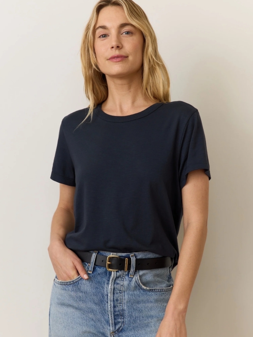 Marine Layer Tried & True Crew Tee Size M